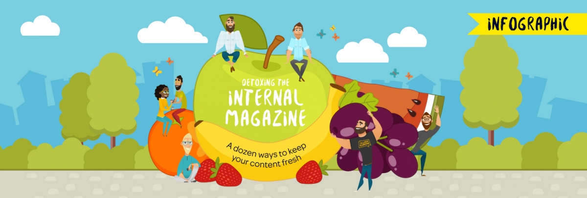 Alive With Ideas Blog Infographic Detoxing Your Internal Magazine