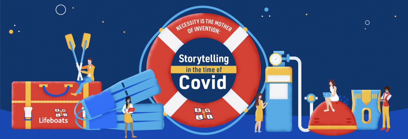 Necessity is the mother of invention: Storytelling in the time of Covid