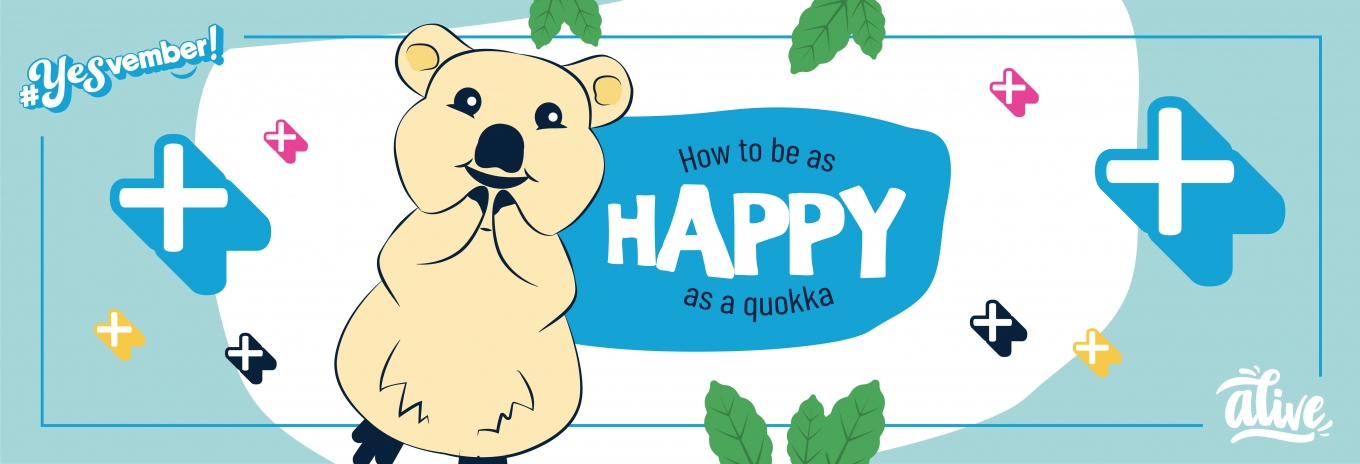 INFOGRAPHIC: How to be as happy as a quokka!