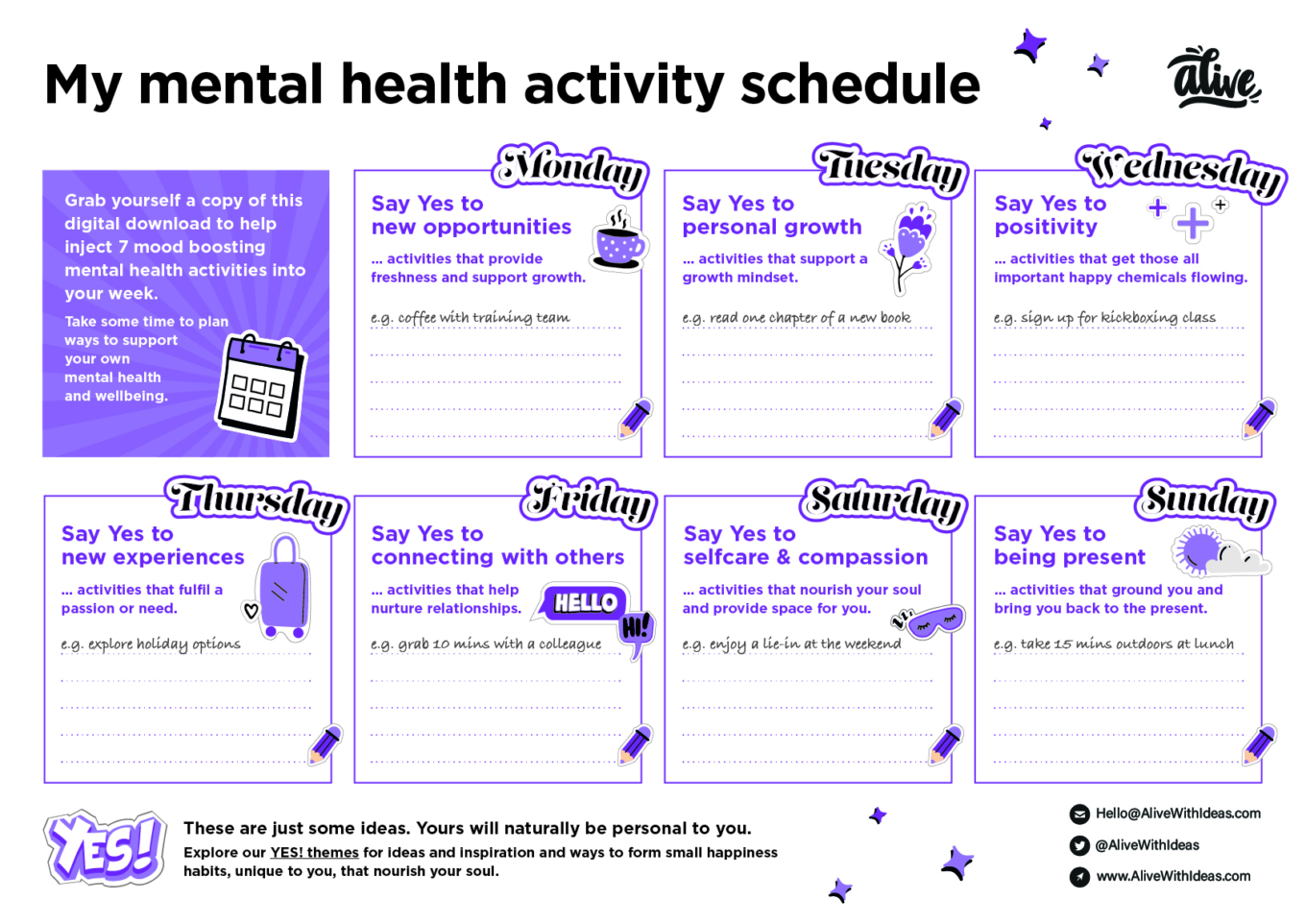 Alive With Ideas Blog Plan Time For Your Mental Health alive-with-ideas-blog-plan-time-for-your-mental-health
