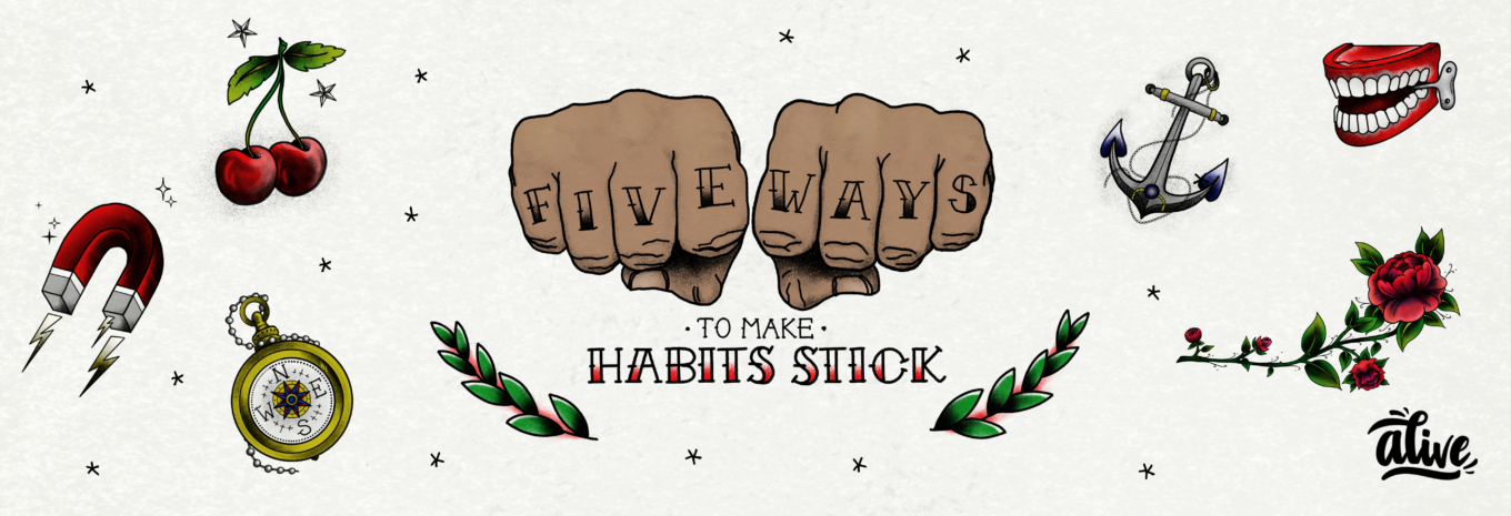 INFOGRAPHIC: Five ways to make habits stick