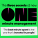 INFOGRAPHIC: The three secrets of new one minute management