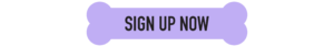 Purple bone with sign up now written in black