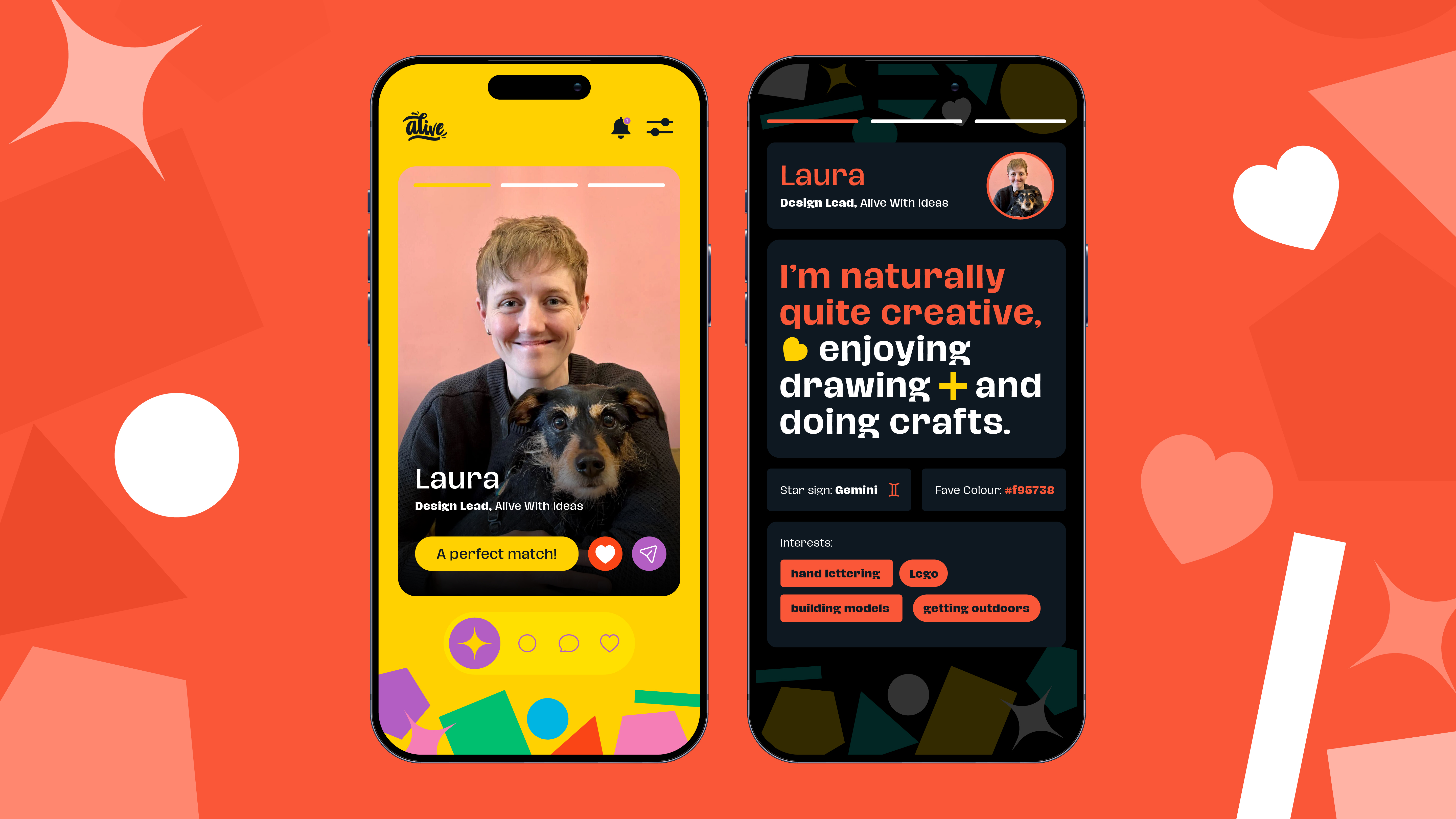 Laura's dating profile