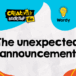 The unexpected announcement