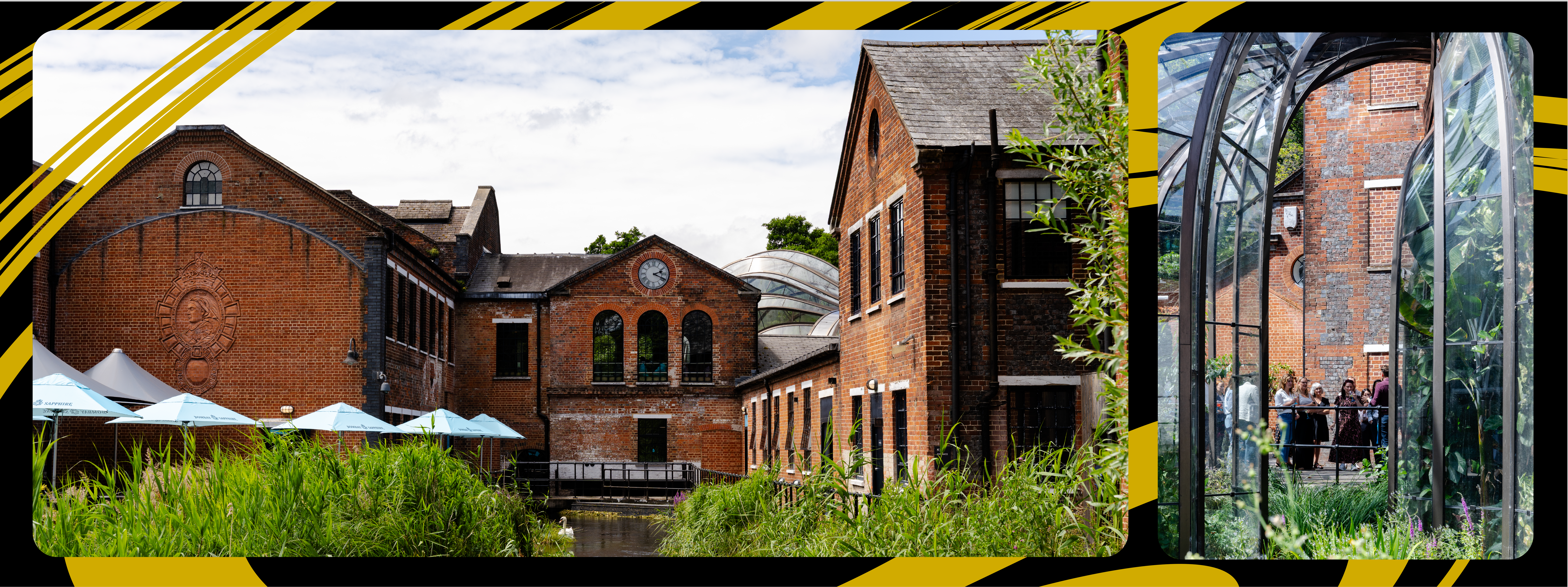 The spectacular Bombay Sapphire Distillery in Hampshire 